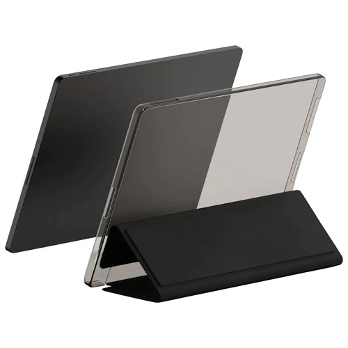 Moniteur DELO HD intégrale 60 Hz de 15,6 po Glance Plus de Mobile Pixels avec temps de réponse de 10 ms gris à gris - Noir