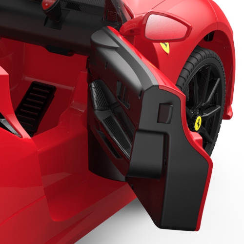 Ferrari 488 Pista Spider with Leather Seat and Remote Control 12V Licensed