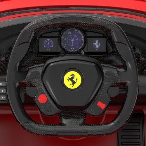 Ferrari 488 Pista Spider with Leather Seat and Remote Control 12V Licensed