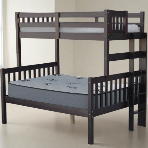 Bunk Bed Twin over Full End Ladder Espresso