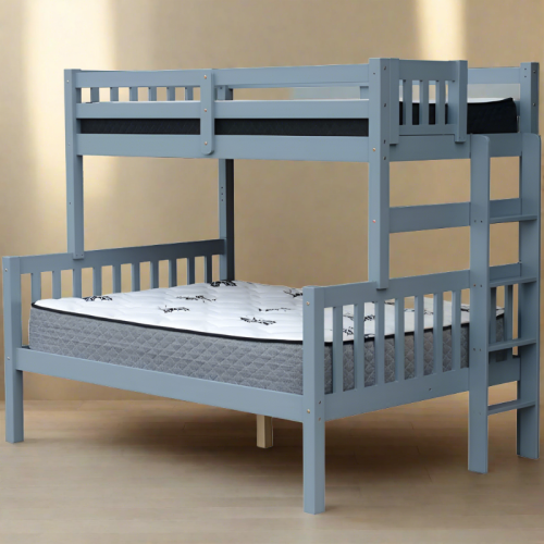 Bunk Bed Twin over Full End Ladder Grey