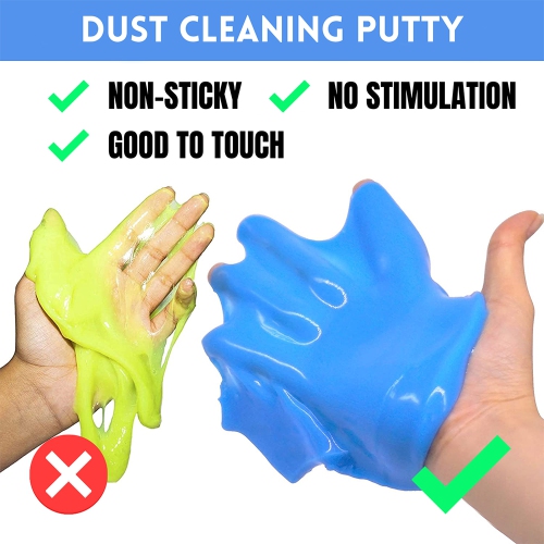Dust Cleaner Universal Cleaning Gel 160g - for Keyboard, Car Vents, Dashboard, Home and Office, Reusable Dust Remover
