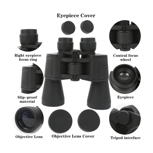 Black High Power Waterproof Binocular