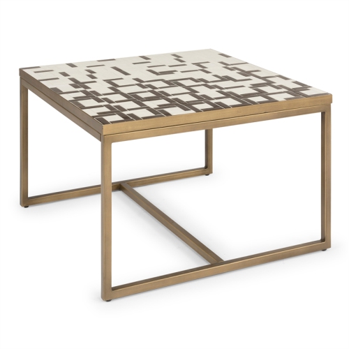 Homestyles Geometric Metal Coffee Table