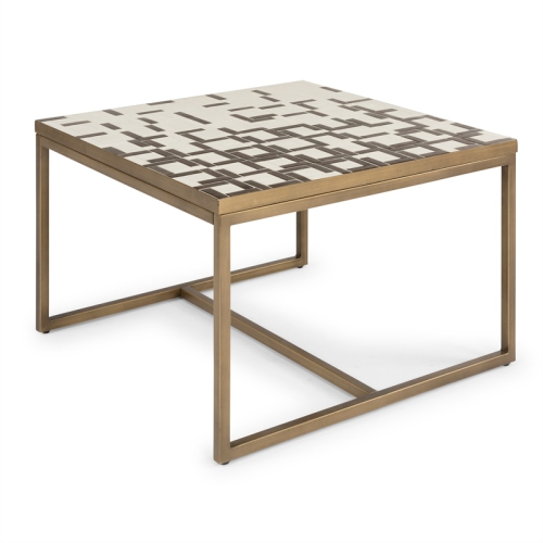 Homestyles Geometric Metal Coffee Table