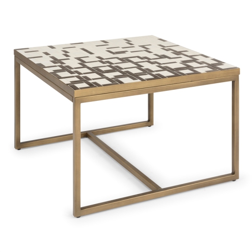 Homestyles Geometric Metal Coffee Table