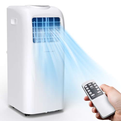 Costway 8000 BTU Portable Air Conditioner with Remote Control Cooling Fan Dehumidifier