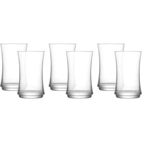 LAV - Ensemble de 6 Verres, Capacité de 365 mL, Vont au Lave-Vaiselle