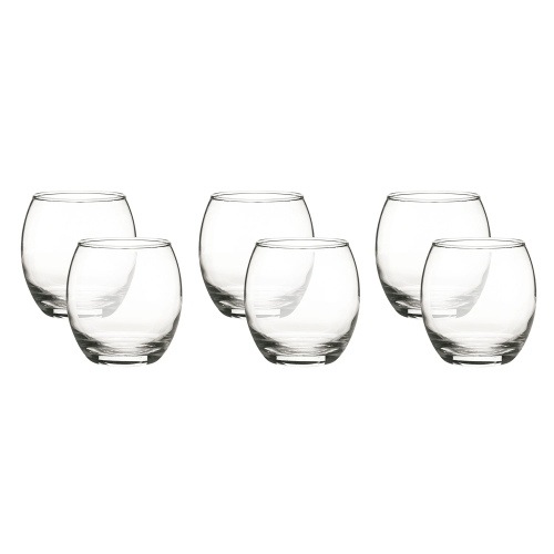 LAV - Ensemble de 6 Verres Empires, Capacité de 385mL, Vont au Lave-Vaiselle