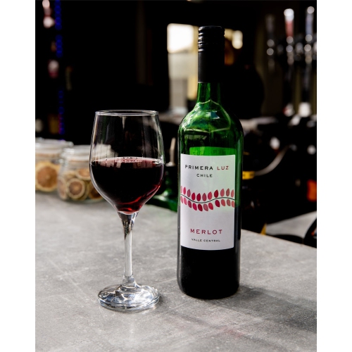 LAV - Set of 6 Stemmed Wine Glasses, 400mL Capacity, Dishwasher Safe