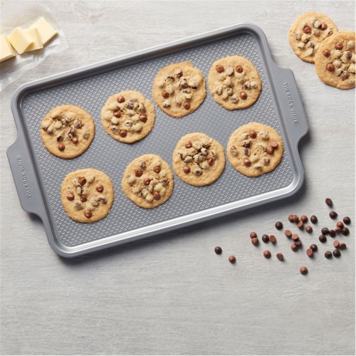 Starfrit - Set of 2 The Rock Wave Griddles, 10" x 15" and 11" x 17.5", Carbon Steel