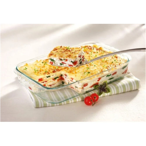 Marinex - 2-Piece Glass Bakeware Set, 572 Fahrenheit Max Temperature