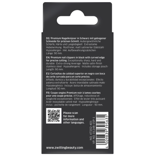 ZWILLING PREMIUM Diamond-Like Carbon Nail Clipper