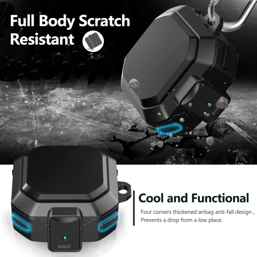 Armor Case Cover for Samsung Galaxy Buds Pro Case/Galaxy Buds Live Case/Galaxy Buds 2 Case Cover Hard PC Shockproof Case Cover with