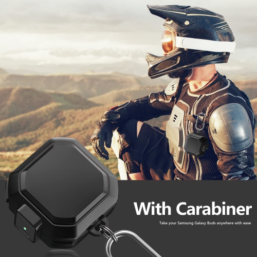 Armor Case Cover for Samsung Galaxy Buds Pro Case/Galaxy Buds Live Case/Galaxy Buds 2 Case Cover Hard PC Shockproof Case Cover with