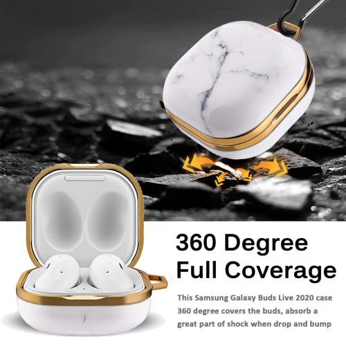 Samsung Galaxy Buds 2 Case, Galaxy Buds Live Case, Galaxy Buds Pro Case, Galaxy Buds 2 Pro Case, Hard PC Anti-Drop Shockproof Full Body Protection