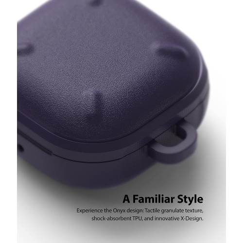 Samsung Galaxy Buds 2 Pro Case, Galaxy Buds 2, Galaxy Buds Pro, and Galaxy Buds Live, Rugged Shockproof Cover for Galaxy Buds2 Pro - Purple