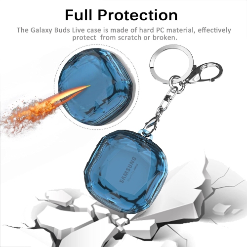 Samsung Galaxy Buds Live 2020/Galaxy Buds Pro 2021/Galaxy Buds 2 2021/Galaxy Buds 2 Pro 2022 Clear Case Cover Hard PC Diamond Pattern Crystal