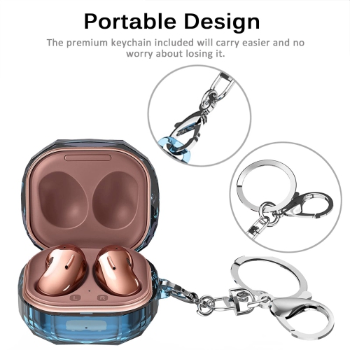 Samsung Galaxy Buds Live 2020/Galaxy Buds Pro 2021/Galaxy Buds 2 2021/Galaxy Buds 2 Pro 2022 Clear Case Cover Hard PC Diamond Pattern Crystal