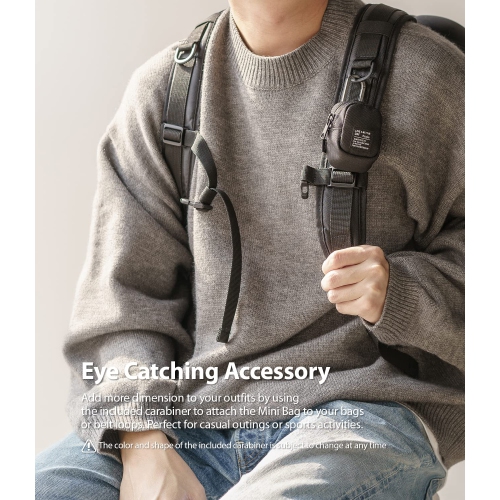 Mini Pouch Block Compatible with AirPods 1/2 / 3, AirPods Pro, Galaxy Buds, Credit Cards, Small Accessories - Black