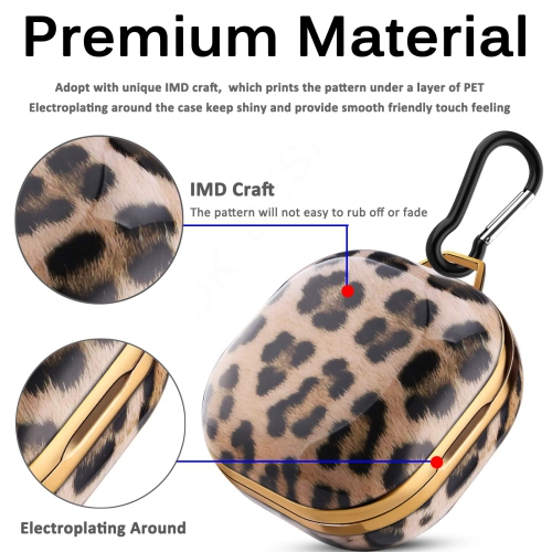 Samsung Galaxy Buds 2 Case, Galaxy Buds Live Case, Galaxy Buds Pro Case, Galaxy Buds 2 Pro Case, Hard PC Anti-Drop Shockproof Full Body Protection