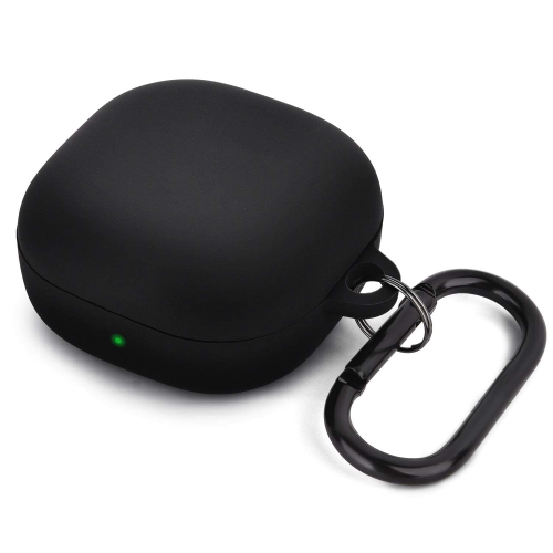 HLD  Silicone Case Compatible With Samsung Galaxy Buds 2 Case (2021) / Galaxy Buds 2 Pro Case (2021) / Galaxy Buds Live Case (2020) (Black)