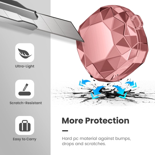 Samsung Galaxy Buds 2 pro Case(2022)/ Galaxy Buds 2 Case/ Galaxy Buds Pro Case (2021) / Galaxy Buds Live Case, Hard PC Shockproof Case Protective