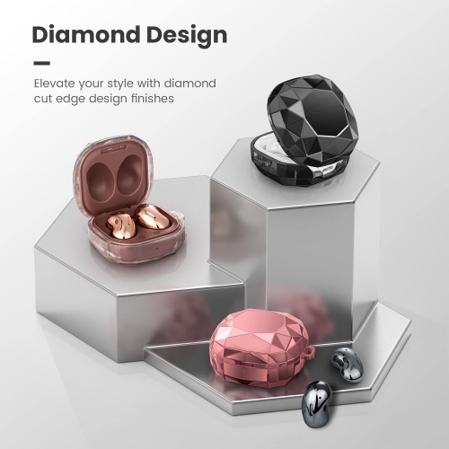 Samsung Galaxy Buds 2 pro Case(2022)/ Galaxy Buds 2 Case/ Galaxy Buds Pro Case (2021) / Galaxy Buds Live Case, Hard PC Shockproof Case Protective