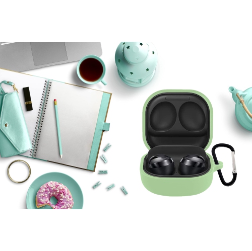 Silicone Case Cover for Samsung Galaxy Buds 2 PRO/Galaxy Buds 2/Galaxy Buds Live/Galaxy Buds PRO,Drop-Proof Shock Resistant Full Body Protective