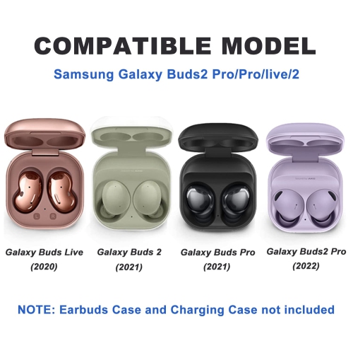 Galaxy Buds Pro Case/Galaxy Buds 2 Pro Case/Galaxy Buds 2 Case/Galaxy Buds Live Case with Lock, Carbon Fiber Shockproof Cover for Galaxy Buds Pro