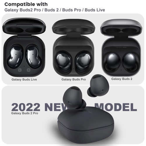 Galaxy Buds Live Case Cover, 2020 TPU Full Protective Skin Carrying Case with Carabiner Compatible Samsung Galaxy Buds Live Wireless Earbuds