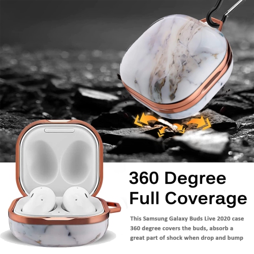 Samsung Galaxy Buds 2 Case, Galaxy Buds Live Case, Galaxy Buds Pro Case, Galaxy Buds 2 Pro Case, Hard PC Anti-Drop Shockproof Full Body Protection