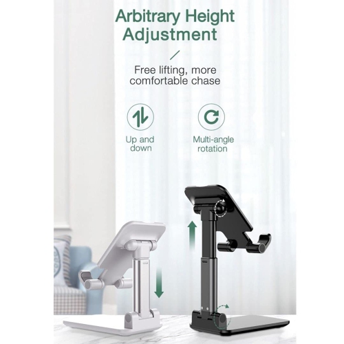 1-Pack Snesh Universal Multiangle sturdy Desktop Holder, Phone Stand holder Adjustable Cell Phone holder mini tablet stand holder for Desk Compatible