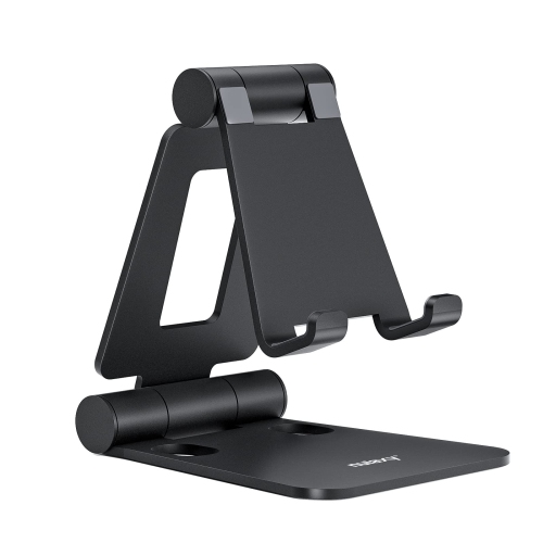 HLD Cell Phone Stand, Fully Foldable Adjustable Desktop Phone Holder Cradle Dock, Compatible With Phone 13 Pro Xs Xs Max Xr X 8, Ipad Mini, Nintendo Switch, Tablets (7-10"), All Phones