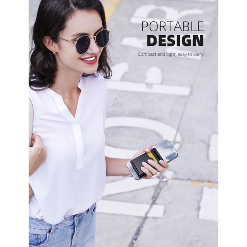 Portable Cell Phone Stand - Aluminum Foldable Phone Stand for Desk, Small Pocket Travel Design, Adjustable Mobile Holder Compatible with iPhone 14 13