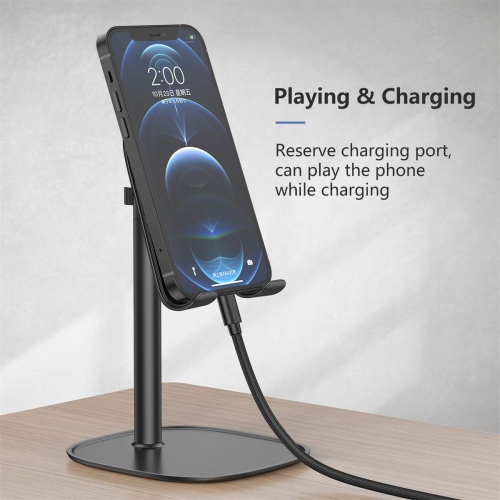 Cell Phone Stand Desk Holder Compatible for iPhone 14 13 12 Pro Max 11 SE XS XR 8 Plus 6 7, Samsung Galaxy S22 S21 S20 S10 S9 S8 Note 9 8 S7 S6,