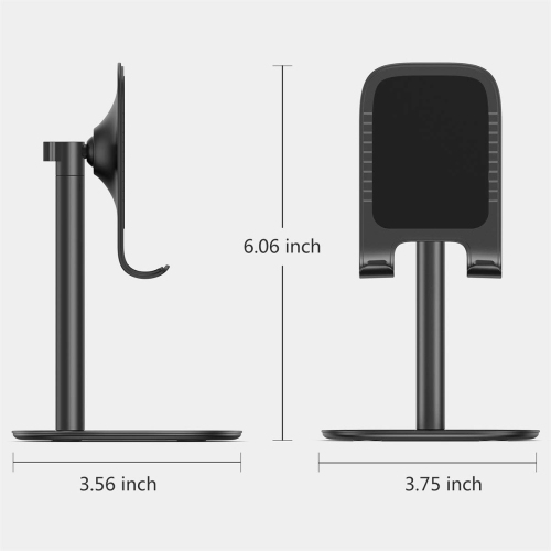 Cell Phone Stand Desk Holder Compatible for iPhone 14 13 12 Pro Max 11 SE XS XR 8 Plus 6 7, Samsung Galaxy S22 S21 S20 S10 S9 S8 Note 9 8 S7 S6,