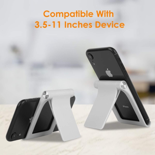 Cell Phone Stand Holder - Uniwit Multi-Angle Adjustable Phone Desk Stand Tablet Holder for iPhone 14 13 12 11 Pro Max XS XR 8 Plus 6 7 Samsung Galaxy