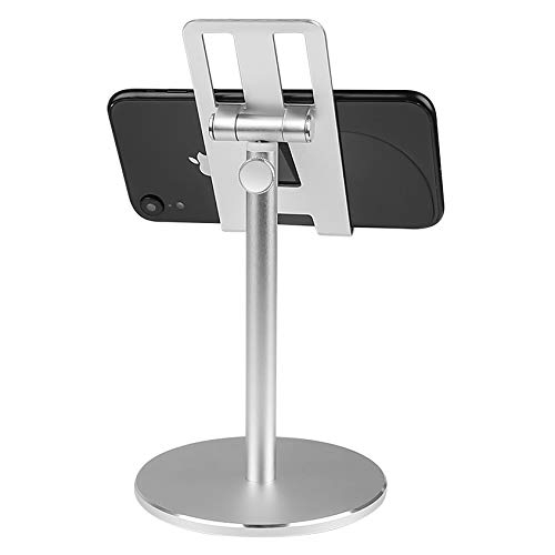 Cell Phone Stand for Desk, Adjustable Tablet StandPortable Cell Phone Stand, Made of Aluminum, Super Stable, Compatible with Cell Phone Suitable for