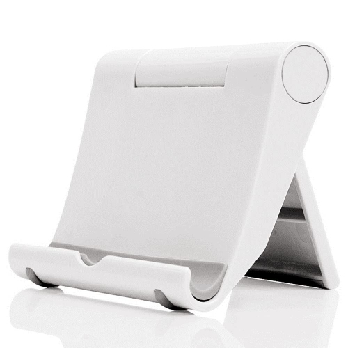 Cell Phone Stand for Desk, Foldable Cell Phone Holder Mobile Stand Phone Dock, Multi-Angle Universal Adjustable Tablet Stand Holder Compatible with M