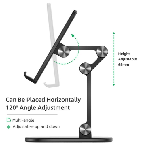 1Pc Snesh Universal Multiangle sturdy Desktop Holder, Phone holder Adjustable CellPhone holder mini tablet stand holder for Desk Compatible with