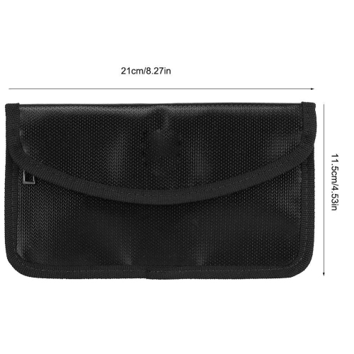 Portable Fireproof Waterproof Phone Digital Product Storage Bag, High Temperature Resistant Briefcase Office Safe File Bill Storage Bag