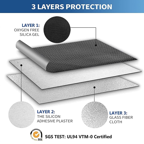 Fireproof Bag, 15 x 11 Inches Waterproof and Fireproof Money Safe Bag with Strap & Zipper, Fireproof Document Bag. Fire Safe Storage for