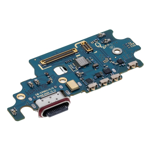 Replacement Charging Port Board With Sim Card Reader Compatible For Samsung Galaxy S21 Plus (North American Version) (Service Pack)