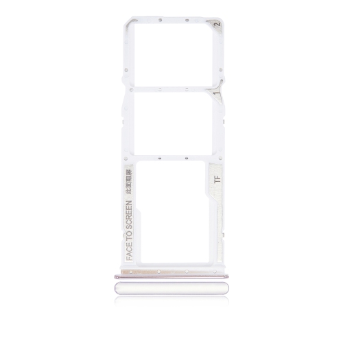ESOURCE PARTS  Replacement Dual Sim Card Tray Compatible for Xiaomi Redmi Note 10 / Note 10S (Starlight Purple)