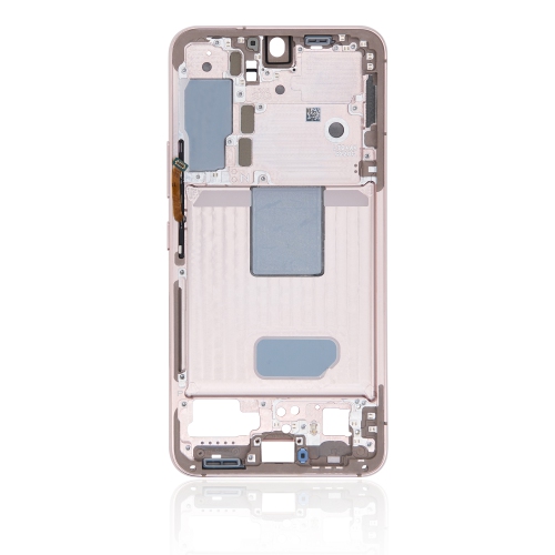 Replacement Mid-Frame Housing Compatible For Samsung Galaxy S22 5G (Pink Gold)