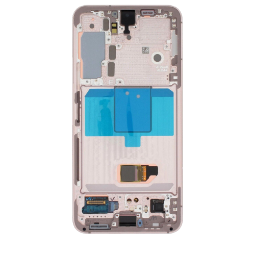 Replacement OLED Assembly With Frame Compatible For Samsung Galaxy S22 5G (Pink Gold) by ESOURCE PARTS - Refurbished condition - Image 3