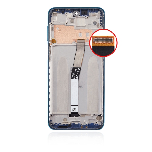 Replacement LCD Assembly With Frame Compatible For Xiaomi Redmi Note 9 Pro 4G (Tropical Green) by ESOURCE PARTS - Refurbished condition - Image 3