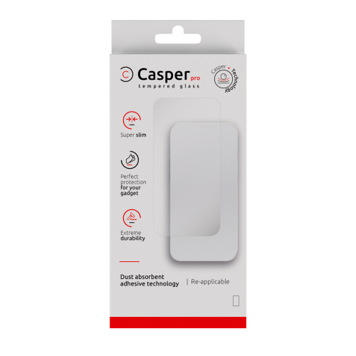 Verre trempé de remplacement Casper Pro compatible avec les Galaxy A02/A02S/A03/A03S de Samsung (compatible avec les étuis)