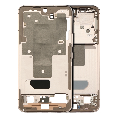 Replacement Mid-Frame Housing Compatible For Samsung Galaxy S22 5G (Pink Gold)
